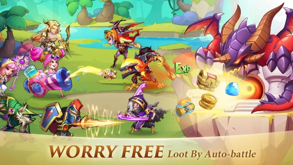 idle heroes mod apk unlimited everything 