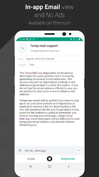 tempmail mod apk free accounts 